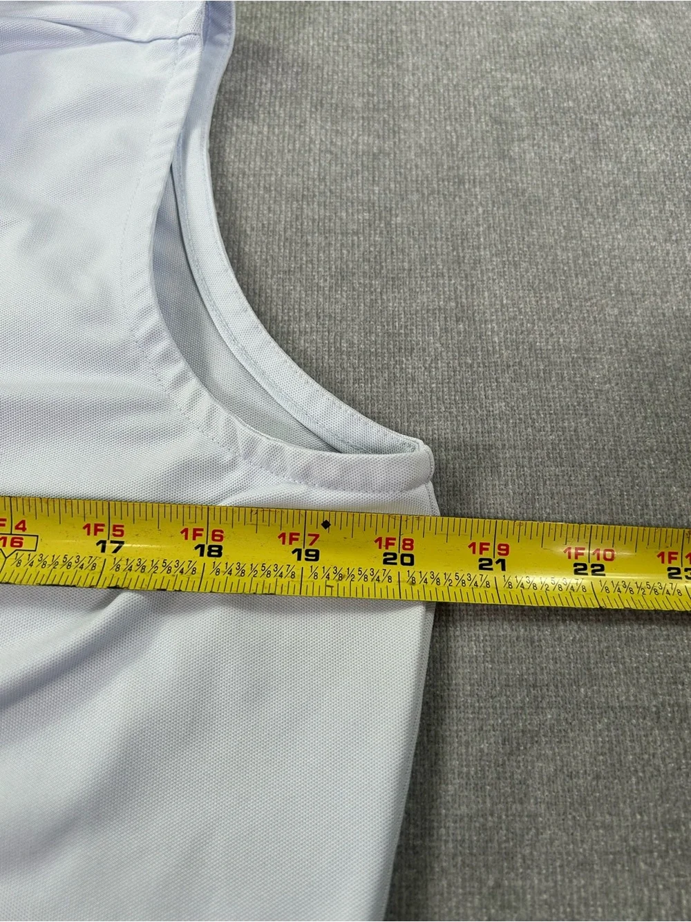 Nike Golf FitDry Polo Women’s L Vintage Y2K Sleeveless Ice Blue Striped 288476